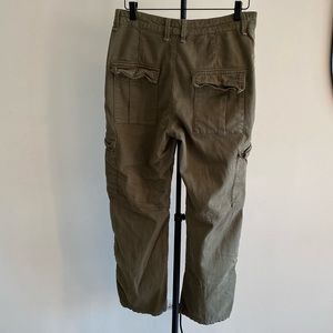Zara Cargo Pants with Slit Hem